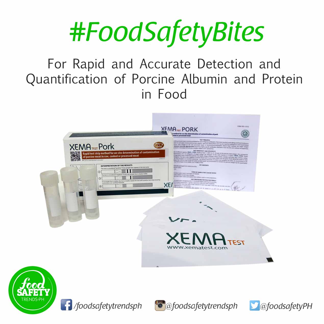 For Rapid and Accurate Detection and Quantification of Porcine Albumin and Protein in Food