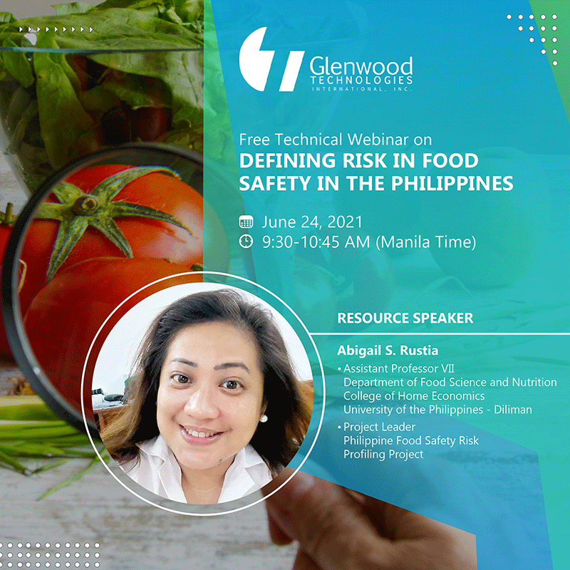 Webinar: Defining Risk in Food Safety in the Philippines Resource Speaker